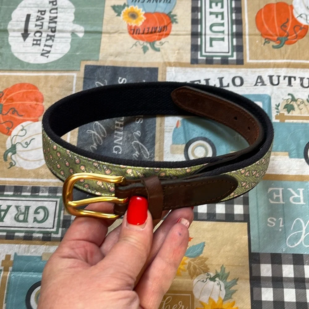 Vineyard Vines by Shep & Ian Lacrosse Sticks Belt Size 26